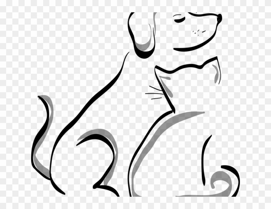 217 2171104 cat and dog dog and cat silhouette png