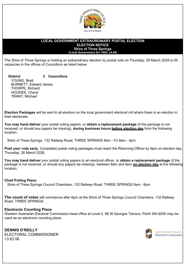 Election notice