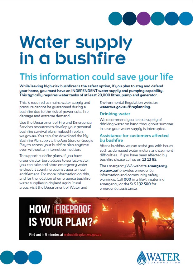 LG info Bush Fire